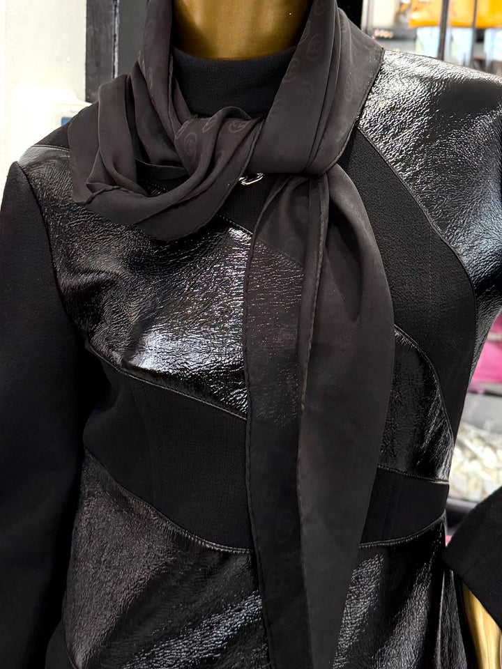 GUCCI GG MONOGRAM SHEER SILK SCARF
