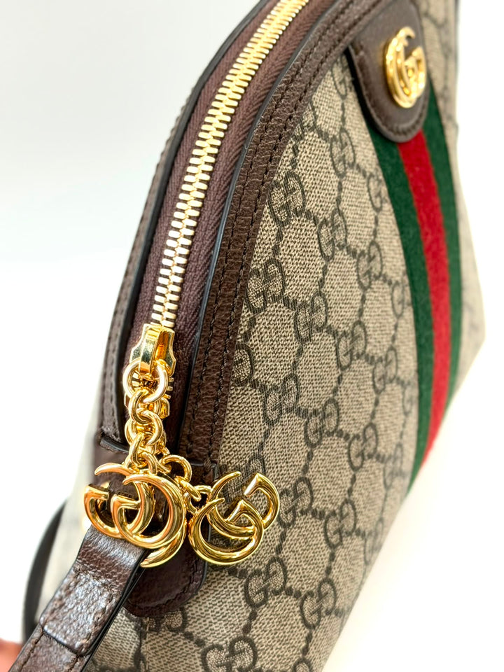 GUCCI GG OPHIDIA DOME SMALL SHOULDER BAG