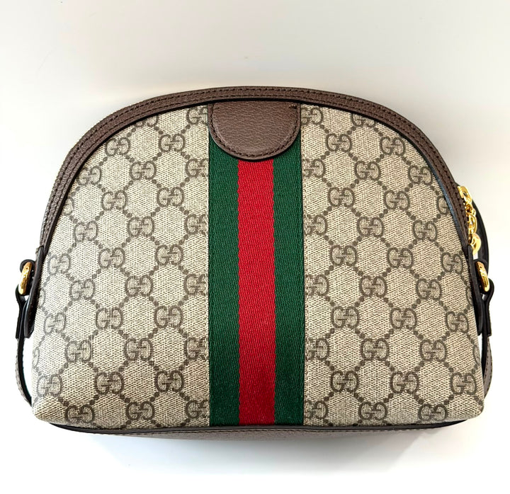 GUCCI GG OPHIDIA DOME SMALL SHOULDER BAG