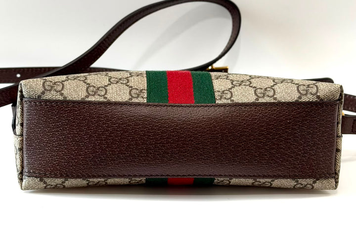 GUCCI GG OPHIDIA DOME SMALL SHOULDER BAG