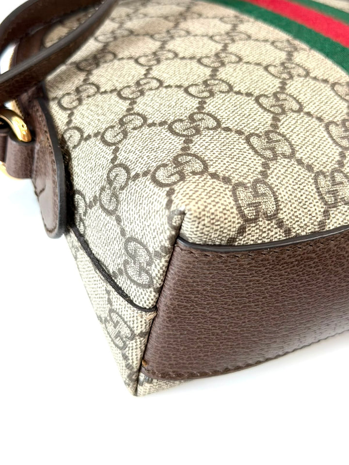GUCCI GG OPHIDIA DOME SMALL SHOULDER BAG