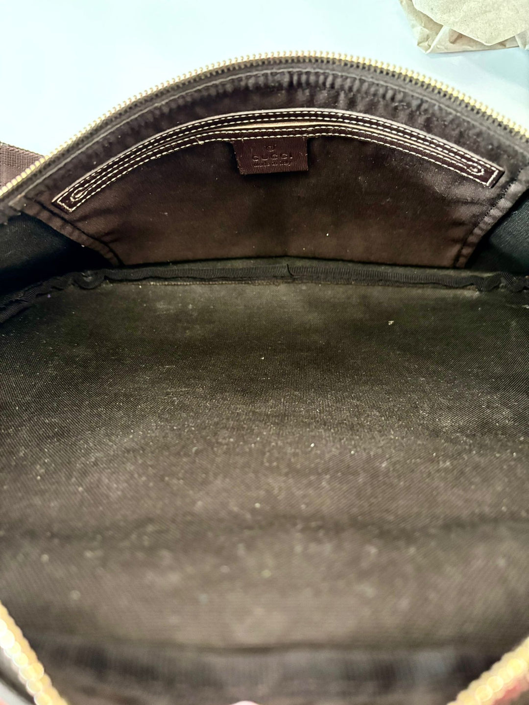 GUCCI GG SUPREME MONOGRAM LARGE BELT BAG