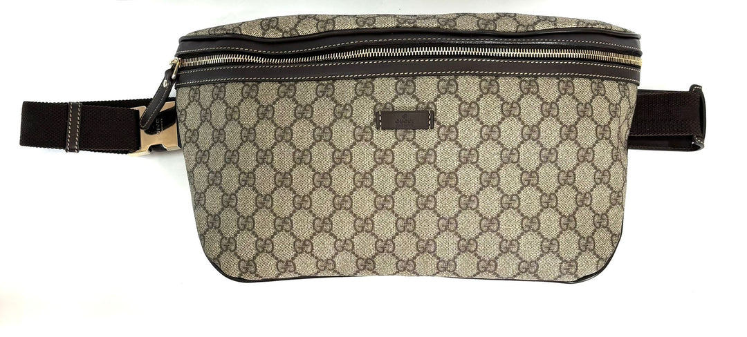 GUCCI GG SUPREME MONOGRAM LARGE BELT BAG