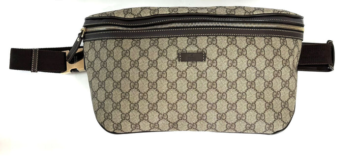 GUCCI GG SUPREME MONOGRAM LARGE BELT BAG