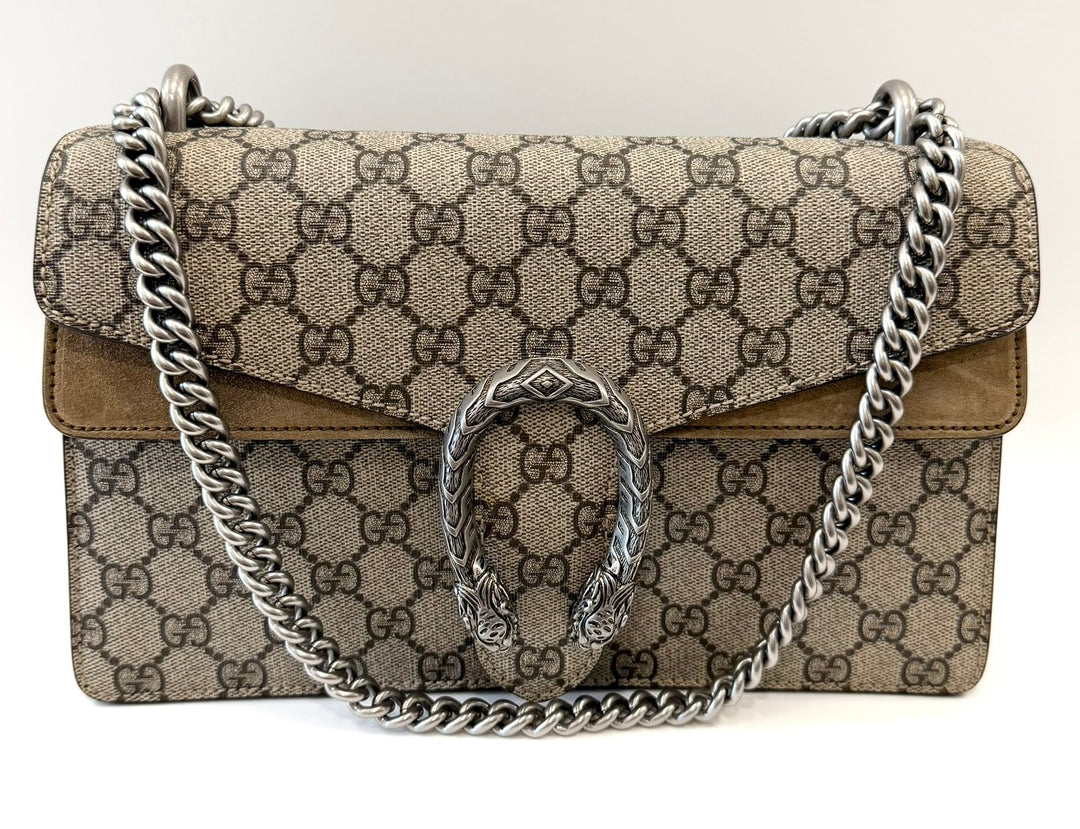 GUCCI GG SUPREME MONOGRAM MEDIUM DIONYSUS SHOULDER BAG