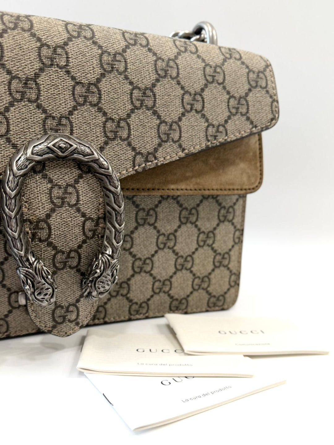 GUCCI GG SUPREME MONOGRAM MEDIUM DIONYSUS SHOULDER BAG