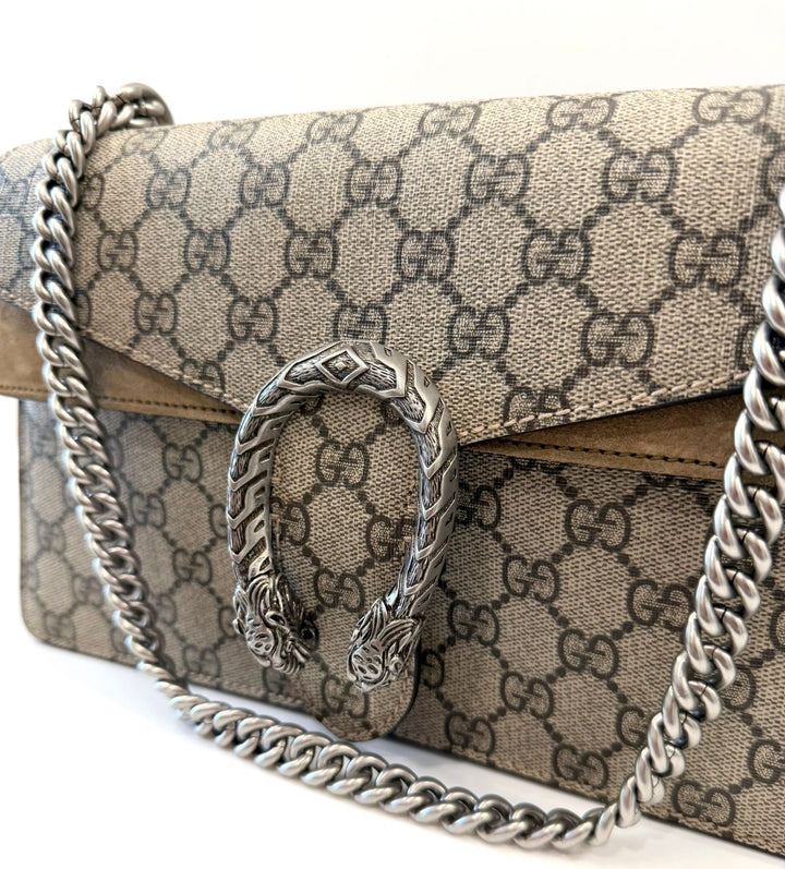 GUCCI GG SUPREME MONOGRAM MEDIUM DIONYSUS SHOULDER BAG