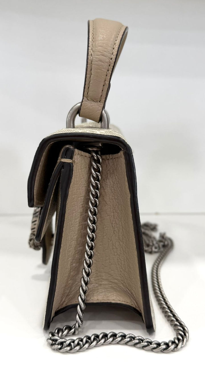GUCCI GG SUPREME MONOGRAM MINI DIONYSUS TOP HANDLE BAG