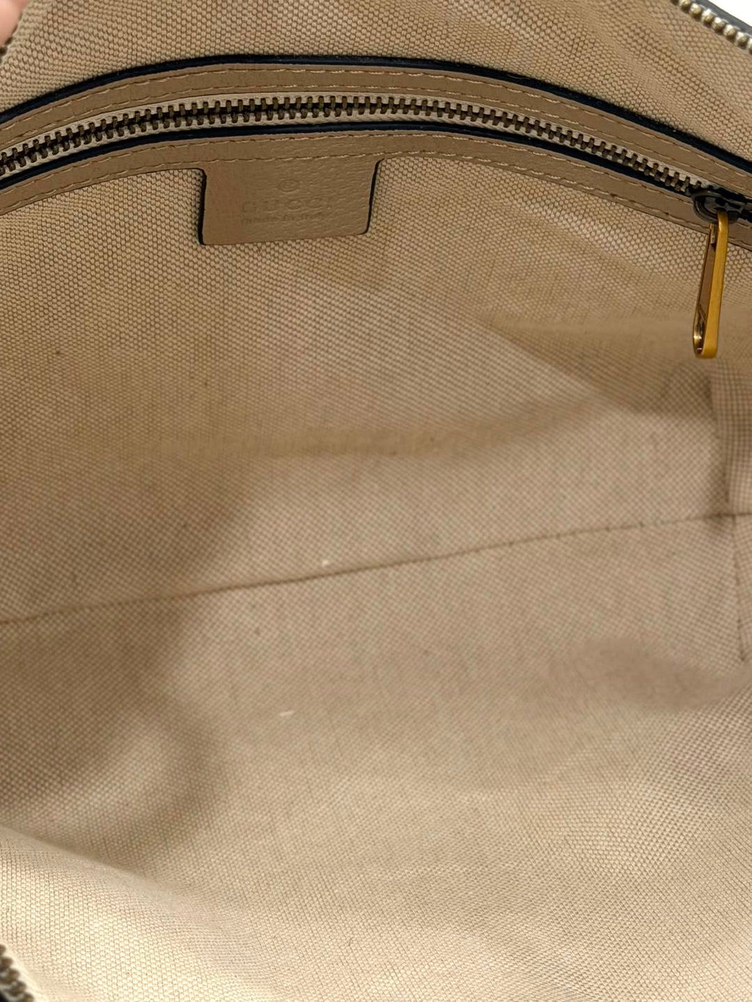 GUCCI GG SUPREME MONOGRAM WEB SMALL OPHIDIA SHOULDER BAG