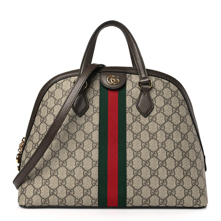 GUCCI GG SUPREME OPHIDIA MEDIUM BAG