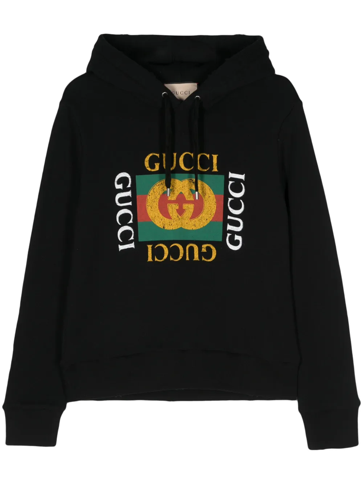 GUCCI INTERLOCKING GG LOGO HOODIE