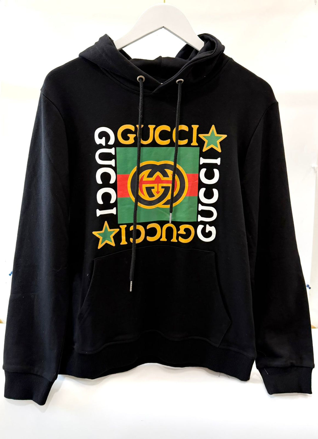 GUCCI INTERLOCKING GG LOGO HOODIE