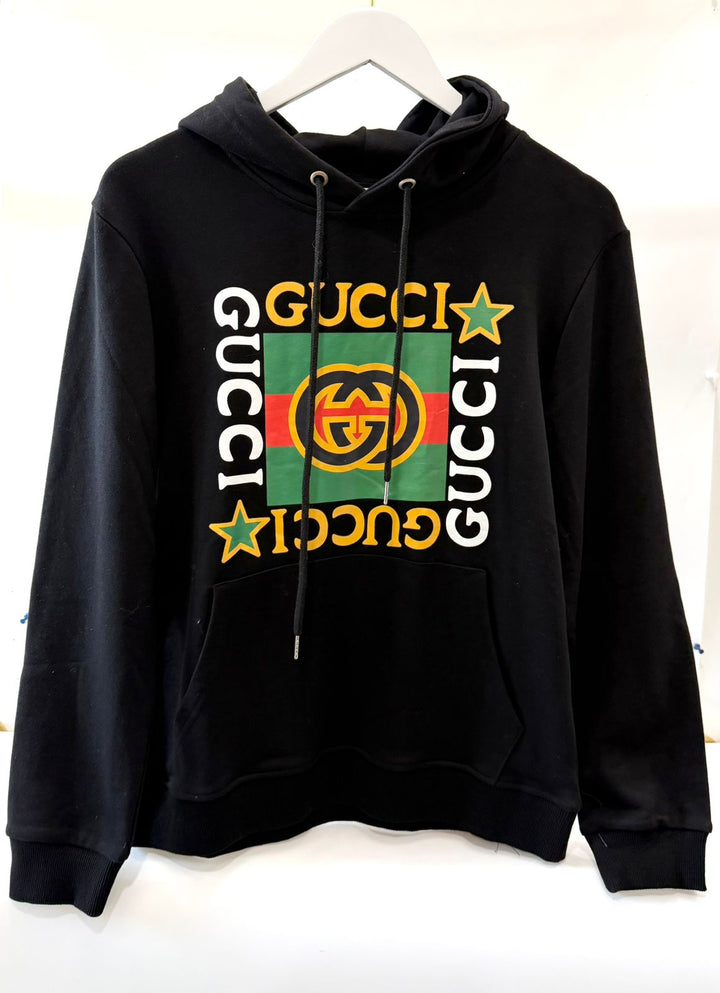 GUCCI INTERLOCKING GG LOGO HOODIE