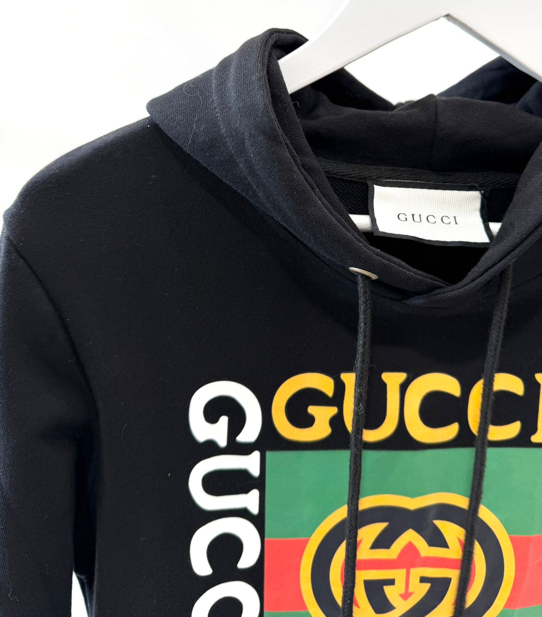 GUCCI INTERLOCKING GG LOGO HOODIE