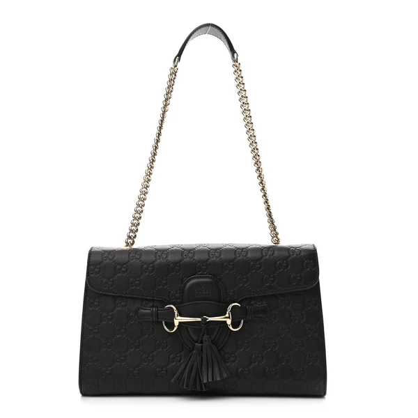 GUCCI MICROGUCCISSIMA MEDIUM EMILY CHAIN SHOULDER BAG
