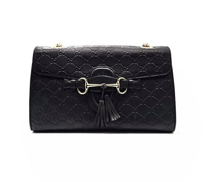 GUCCI MICROGUCCISSIMA MEDIUM EMILY CHAIN SHOULDER BAG