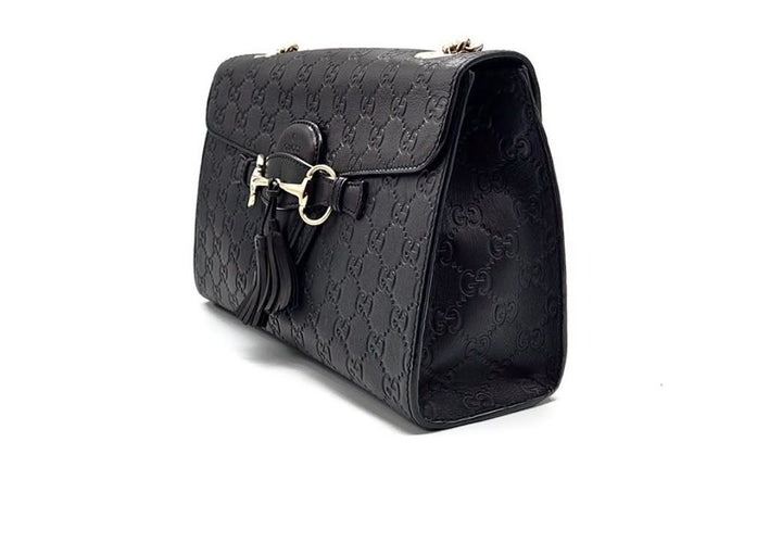 GUCCI MICROGUCCISSIMA MEDIUM EMILY CHAIN SHOULDER BAG