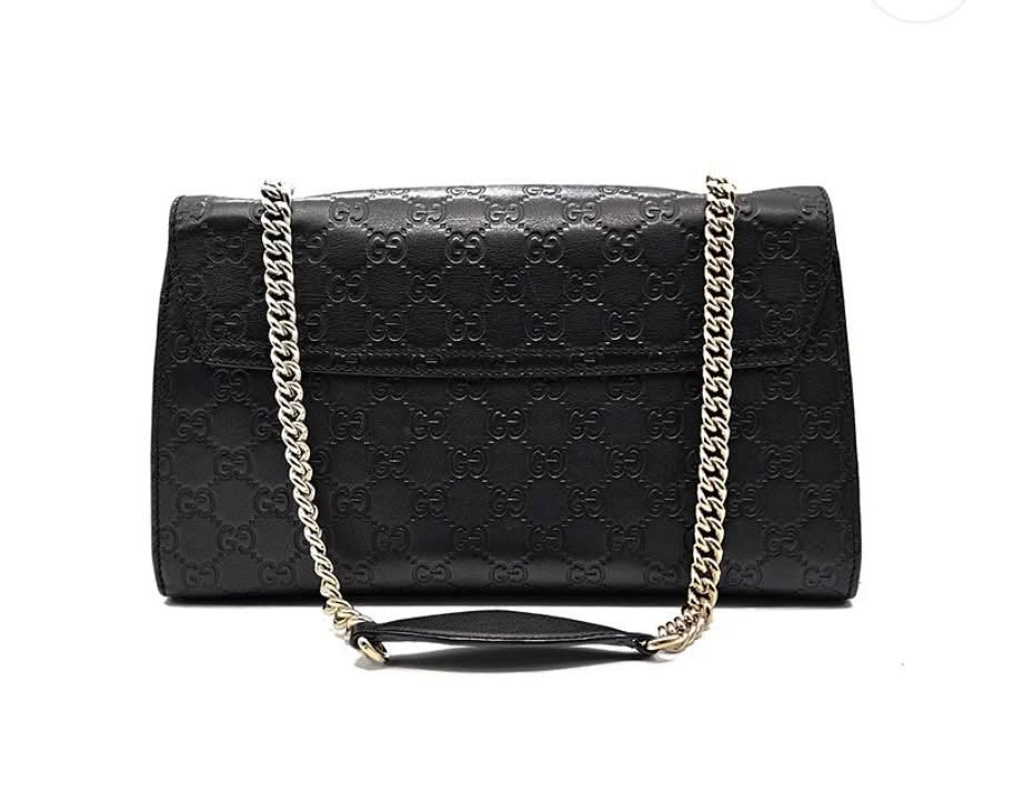 GUCCI MICROGUCCISSIMA MEDIUM EMILY CHAIN SHOULDER BAG