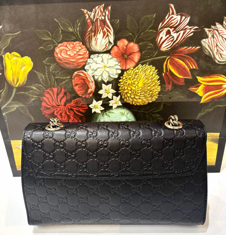GUCCI MICROGUCCISSIMA MEDIUM EMILY CHAIN SHOULDER BAG