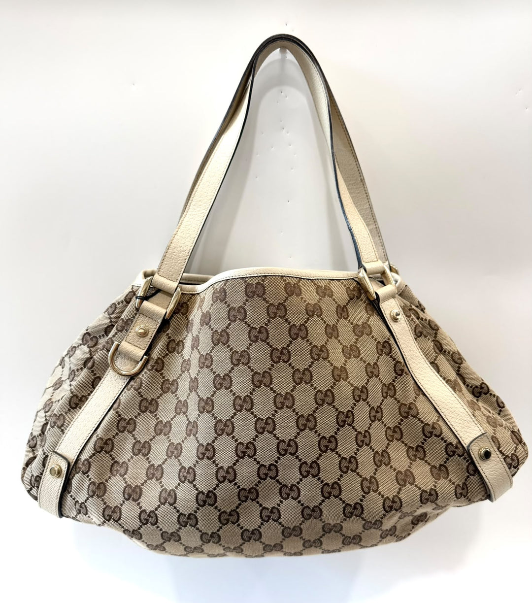 GUCCI MONOGRAM MEDIUM ABBEY SHOULDER BAG