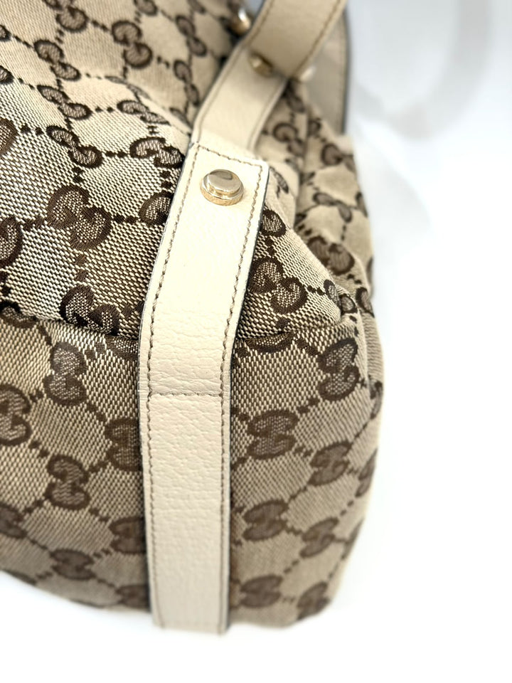 GUCCI MONOGRAM MEDIUM ABBEY SHOULDER BAG