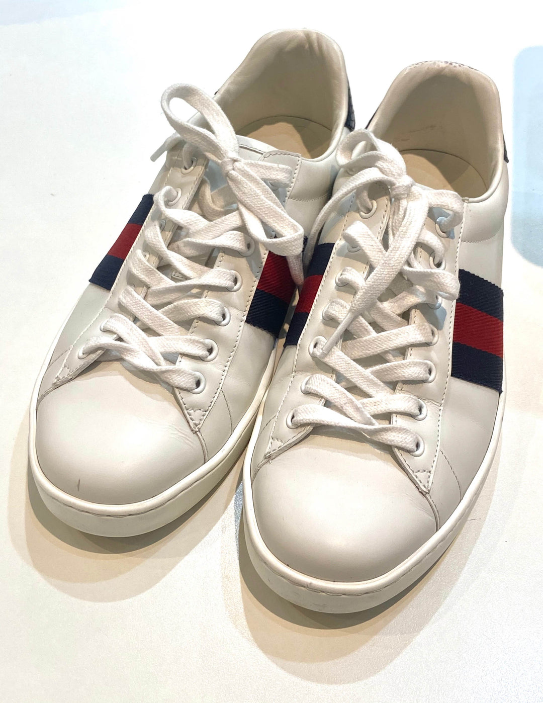 GUCCI NEW ACE LOW TOP SNEAKERS