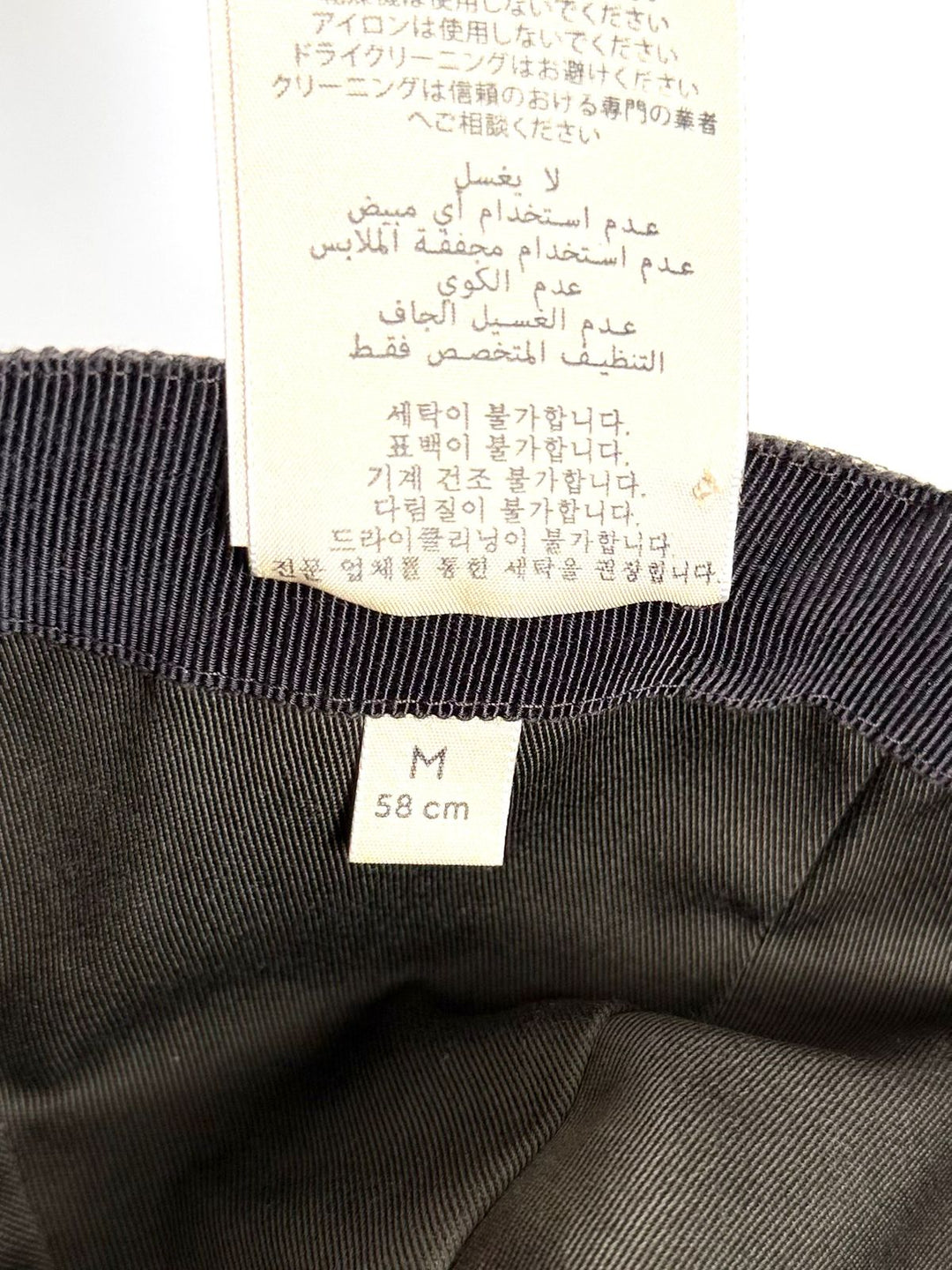 GUCCI GG CANVAS MONOGRAM WEB BASEBALL HAT