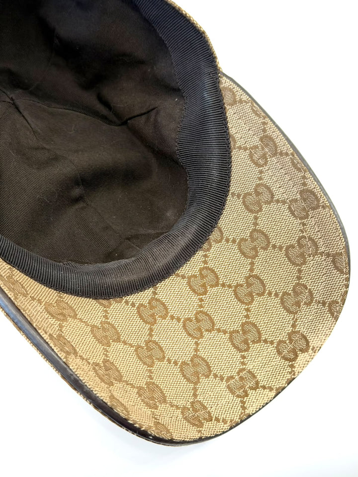 GUCCI ORIGINAL GG CANVAS WEB BASEBALL HAT
