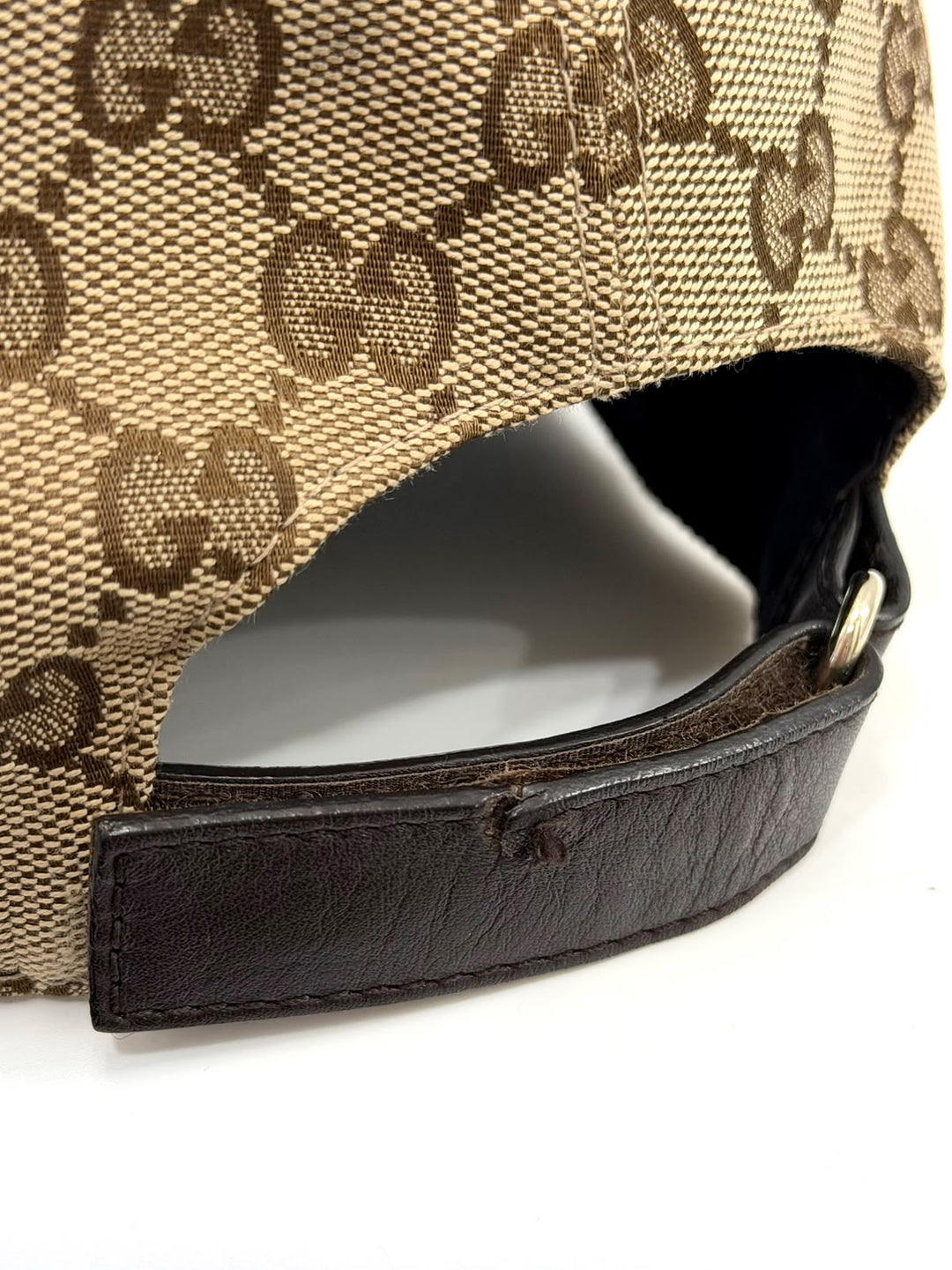 GUCCI ORIGINAL GG CANVAS WEB BASEBALL HAT