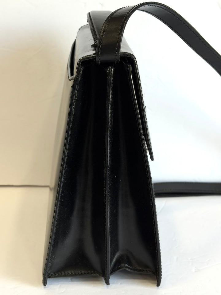 GUCCI PATENT LEATHER SHOULDER BAG