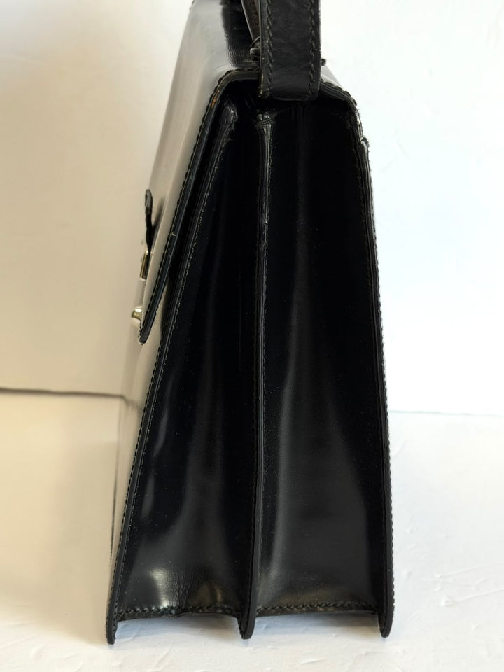 GUCCI PATENT LEATHER SHOULDER BAG