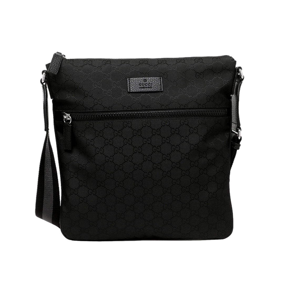 GUCCI VINTAGE GG GUCCISSIMA CANVAS MESSENGER BAG