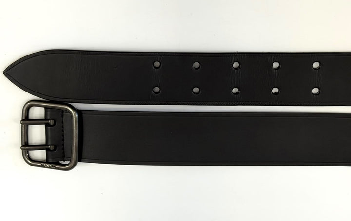 GUCCI WIDE LEATHER DOUBLE PRONG BELT