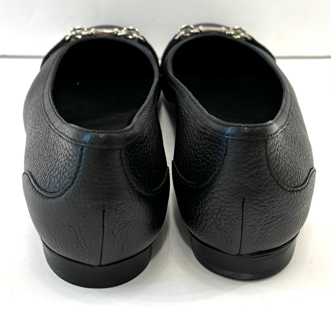 GUCCI CALFSKIN LEATHER CALLARIUS BALLET FLATS