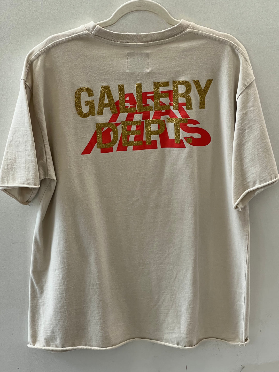 GALLERY DEPT. CORONAVIRUS WORLD TOUR FADED DISTRESSED TEE-SHIRT