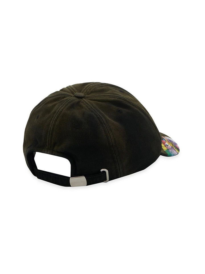GALLERY DEPT. X LANVIN LOGO SPLATTER PAINT BASEBALL CAP