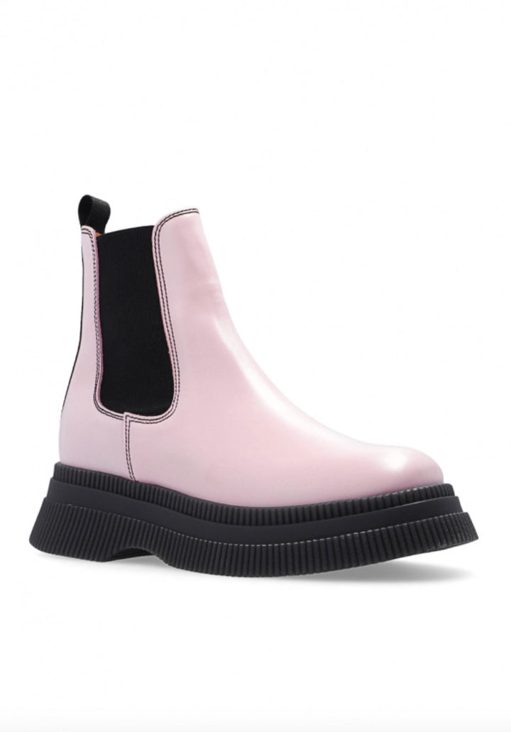 GANNI LEATHER CHELSEA BOOTS