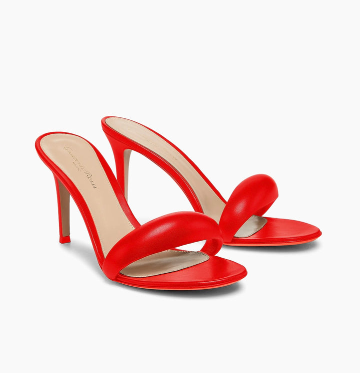 GIANVITO ROSSI BIJOUX LEATHER MULES