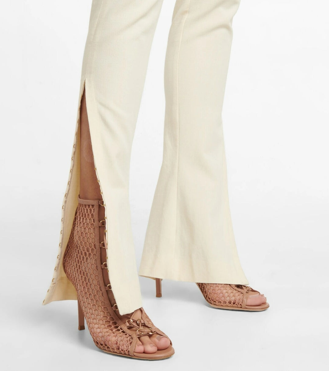 GIANVITO ROSSI HELENA LACE-UP ANKLE BOOTIES