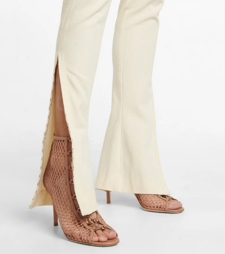 GIANVITO ROSSI HELENA LACE-UP ANKLE BOOTIES