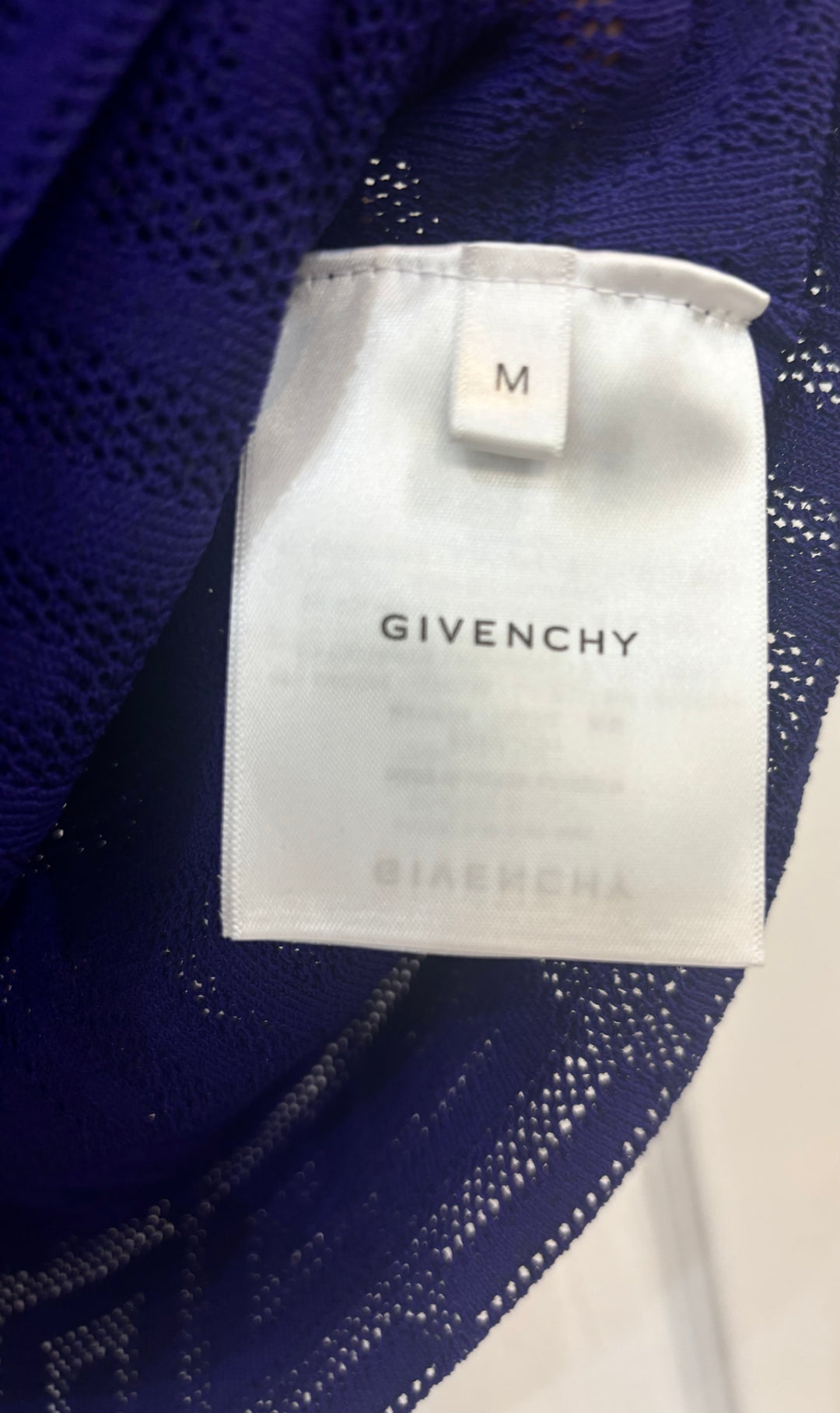 GIVENCHY 4G JACQUARD KNIT SHORT SLEEVE SWEATER