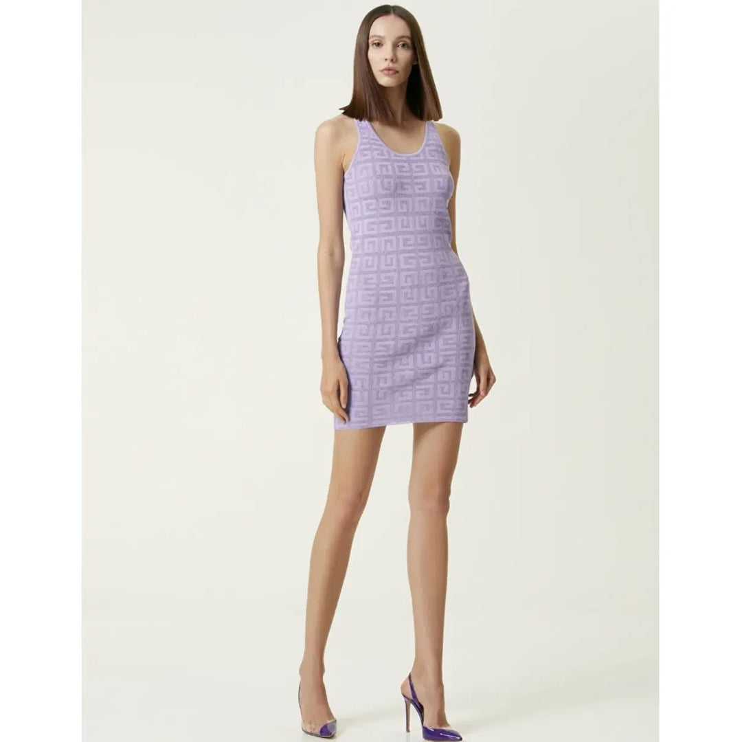 GIVENCHY 4G JACQUARD KNIT MINI DRESS