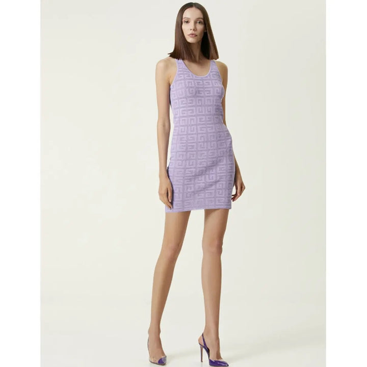 GIVENCHY 4G JACQUARD KNIT MINI DRESS