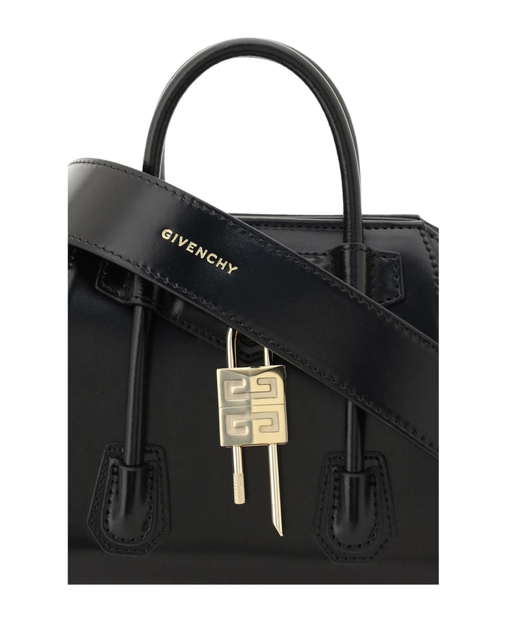 GIVENCHY ANTIGONA LOCK TOY CALFSKIN HANDBAG
