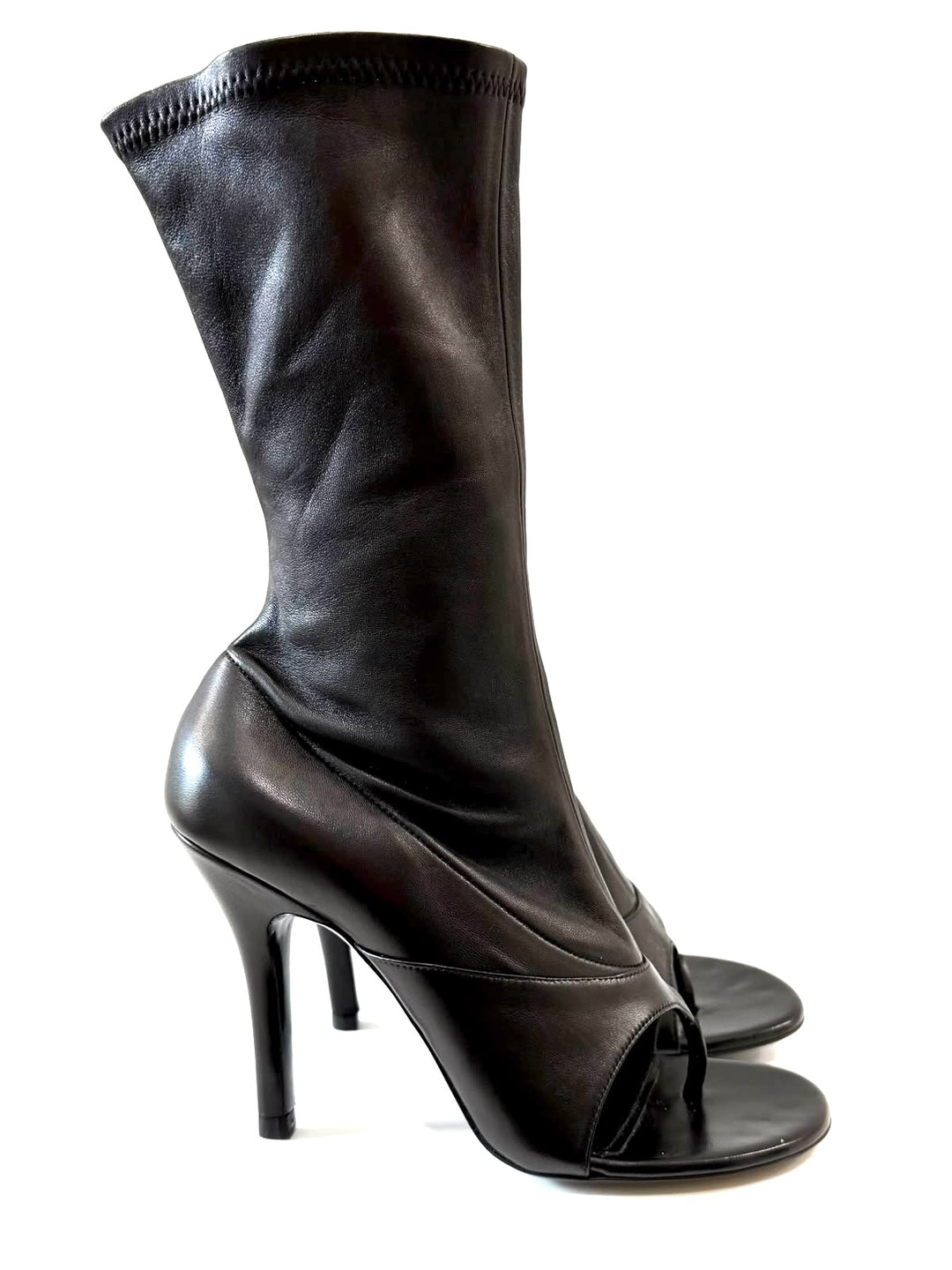 GIVENCHY TWO TOES NAPPA LEATHER BOOTS