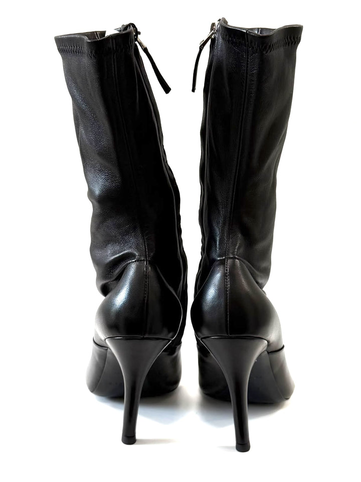 GIVENCHY TWO TOES NAPPA LEATHER BOOTS