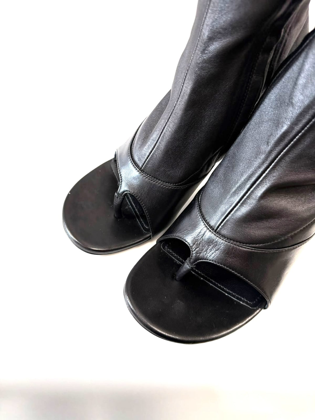 GIVENCHY TWO TOES NAPPA LEATHER BOOTS
