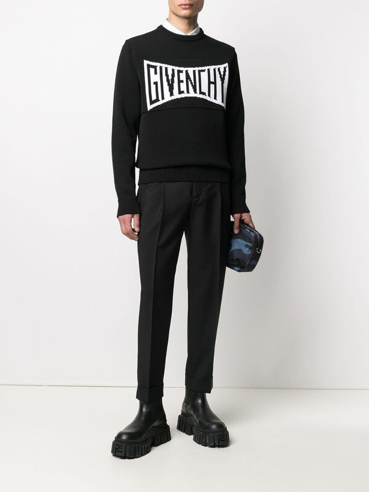 GIVENCHY KNIT LOGO SWEATER