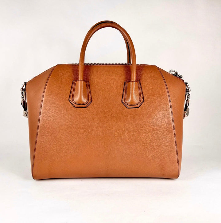 GIVENCHY ANTIGONA LARGE LEATHER SATCHEL BAG