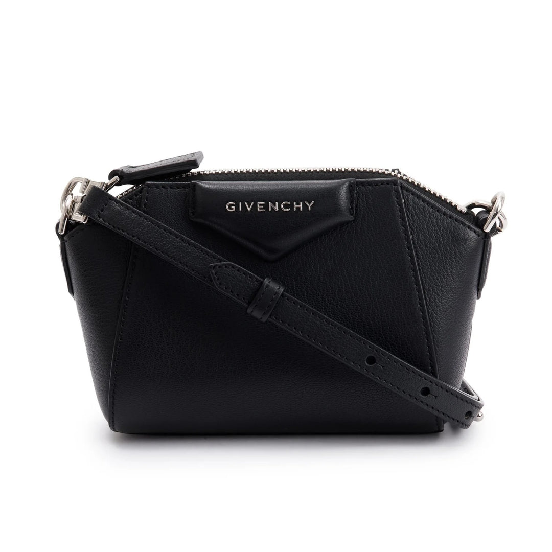GIVENCHY NANO ANTIGONA CALFSKIN LEATHER CROSSBODY BAG
